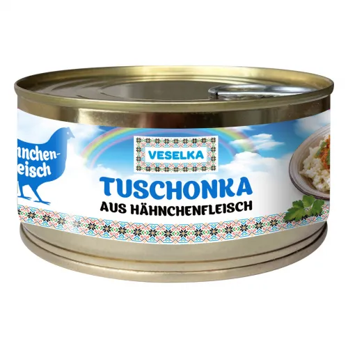 VESELKA Tushonka aus Hähnchenfleisch 325g