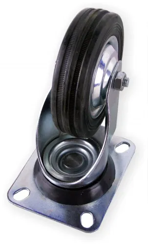 VETO Lenkrolle 125mm mit Vollgummireifen