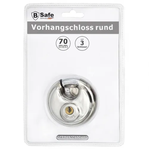 Vorhängeschloss Rundschloss - 70mm