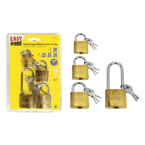 Vorhangschlosssatz 4-tlg.