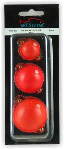 Wasserkugelset Rot 3 St.