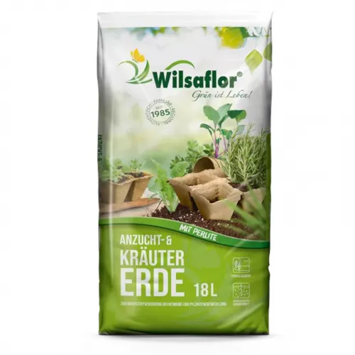 Wilsaflor® Anzucht- und Kräutererde + Perlite 18l
