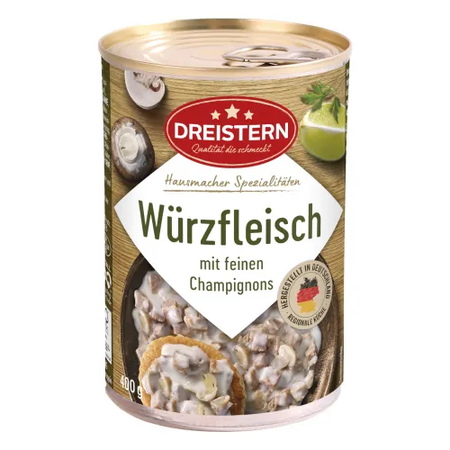 Würzfleisch in der 400g