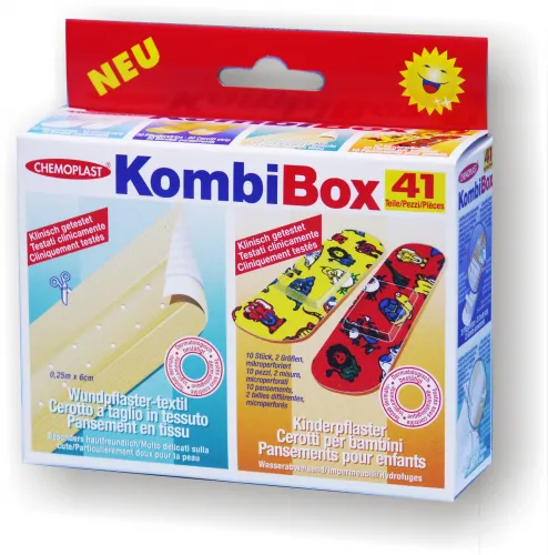 Wundpflaster Kombi-Box 41 teilig