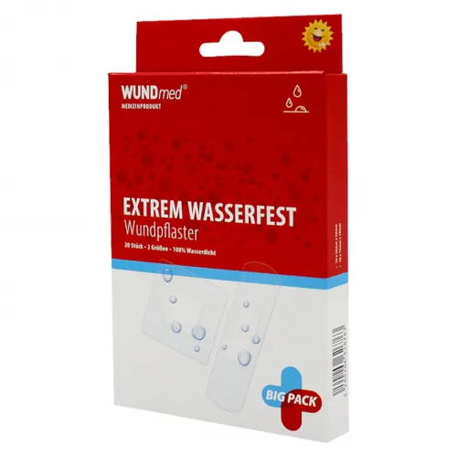 Wundpflaster Strips , 20er, extrem wasserfest