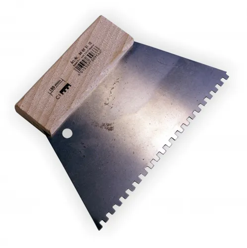 Zahnspachtel C1 180 mm Holzgriff